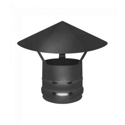 Зонт Везувий BLACK (AISI 430/0,5мм) d=200 Зонт Везувий BLACK (AISI 430/0,5мм) d=200