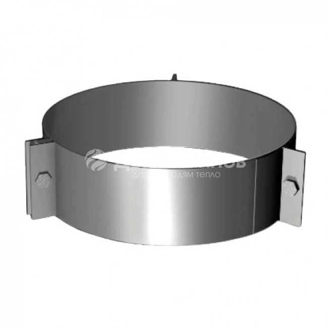 Хомут под растяжки Вулкан на трубу V50R D150/250, нерж 304