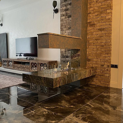 Топливный блок встроенный в мрамор