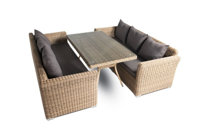 Обеденная группа 4SIS Мокко Дабл Цвет: соломенный