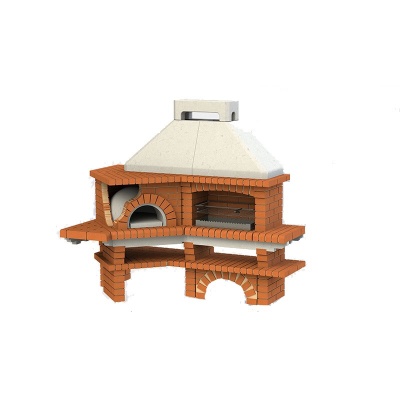 Кирпичное барбекю Русская печь ДУЭТ Кирпичное барбекю Русская печь ДУЭТ