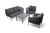 Лаунж-зона 4SIS Диего 4-местная Цвет: темно-серый