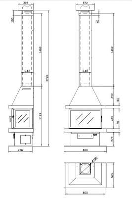 Камин Rocal LL-15B