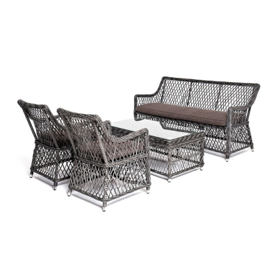 Лаунж-зона 4SIS Асти на 4 персоны Цвет: графит Лаунж-зона 4SIS Асти на 4 персоны Цвет: графит