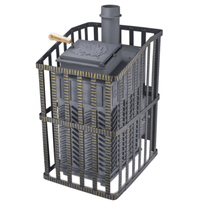 Печь для бани чугунная Гефест GFS-ЗК Ураган 18 Печь для бани чугунная Гефест GFS-ЗК Ураган 18