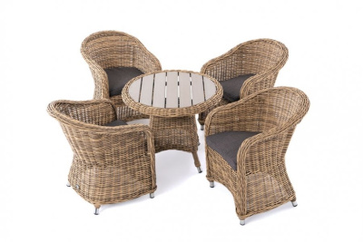 Стол 4SIS Равенна Цвет: соломенный