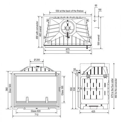 Каминная топка Seguin Celsius Каминная топка Seguin Celsius