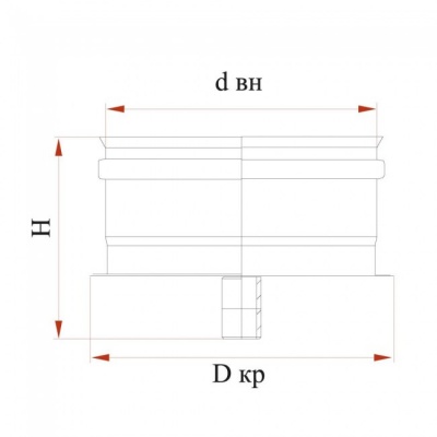 Конденсатосборник Дымок 0.5 мм , d=300 мм