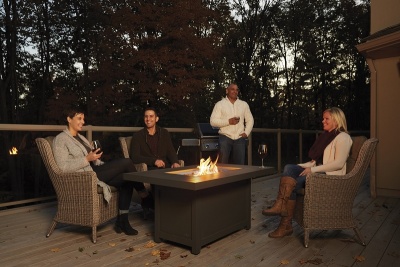 Стол-камин газовый Victorian