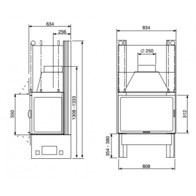 Каминная топка SUPRA Supravision 269