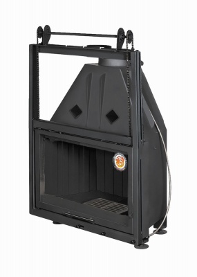 Каминная топка Экокамин АЛЬФА 800KВ с контргрузом