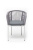 Стул из роупа 4SIS Марсель, Каркас алюминий белый муар, роуп светло-серый, ткань светло-серая Стул из роупа 4SIS Марсель, Каркас алюминий белый муар, роуп светло-серый, ткань светло-серая