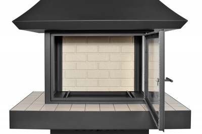 Стальной камин Fireline Onix