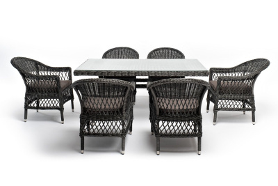Обеденная группа 4SIS Амароне на 6 персоны Цвет: графит