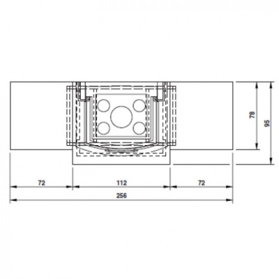 Каминная облицовка Palazzetti Los Angeles, под S78 3D