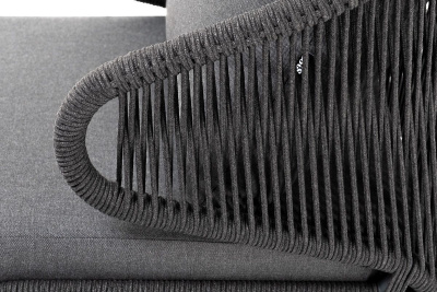 Кресло 4SIS Милан Цвет: темно-серый RAL7024, темно-серый Кресло 4SIS Милан Цвет: темно-серый RAL7024, темно-серый