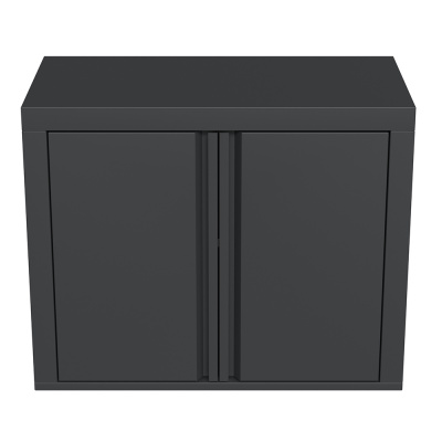 Шкаф настенный c распашными дверями Черный