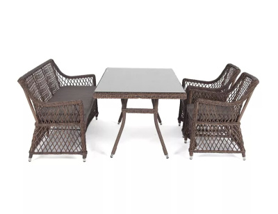 Обеденная группа 4SIS Катания на 4 персоны Цвет: коричневый Обеденная группа 4SIS Катания на 4 персоны Цвет: коричневый