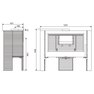 ПЕЧЬ-КАМИН Invicta ITAYA