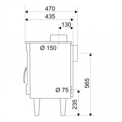 Отопительная печь Supra Alban