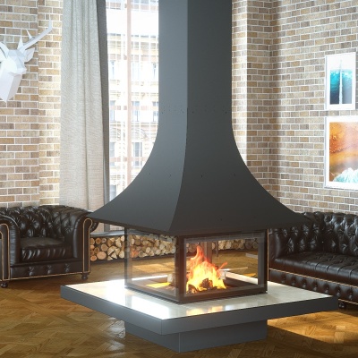 Центральный камин Astov APT P4C 800