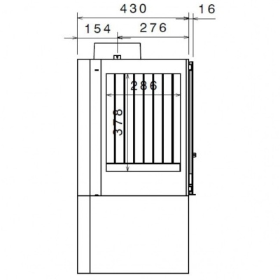 Отопительная печь Liseo Castiron LCI 7 GF Stove Отопительная печь Liseo Castiron LCI 7 GF Stove