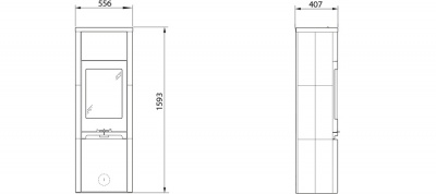 Contura 790T Нижняя дверца из талькомагнезита Contura 790T Нижняя дверца из талькомагнезита
