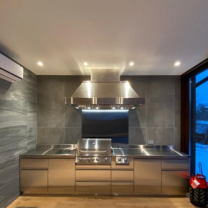 Модульная гриль кухня из нержавейки