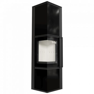 Печь Kratki PRO TORA/L 8 кВт, чёрное стекло Печь Kratki PRO TORA/L 8 кВт, чёрное стекло