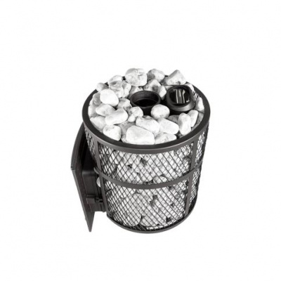 Банная печь Прометалл Атмосфера М сетка с коротким топливным каналом