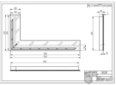 Zefire Угловой 1200