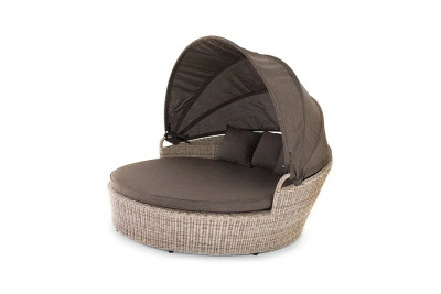 Круглый шезлонг 4SIS Стильяно Цвет: бежевый Круглый шезлонг 4SIS Стильяно Цвет: бежевый