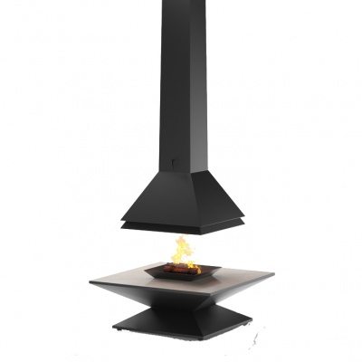 Центральный камин Fireline Island