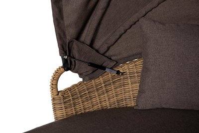 Круглый шезлонг 4SIS Стильяно Цвет: соломенный