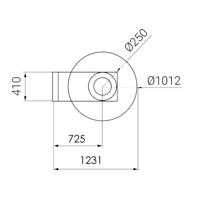 Камин Traforart Fancy Central, со стеклом, RAL Камин Traforart Fancy Central, со стеклом, RAL