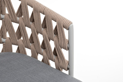 Стул 4SIS Диего из роупа Цвет: светло-серый шагрень, бежевый, светло-серый