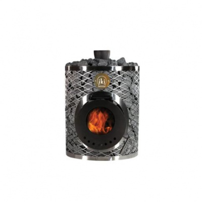 Дровяная печь для сауны IKI Maxi со стеклянной дверцей