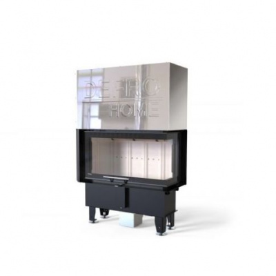 Топка Defro Home Intra SM G Slim угловая, 6 кВт, 683/478/352мм