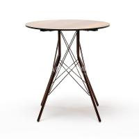 Интерьерный стол 4SIS Конте круглый 70 Цвет: дуб