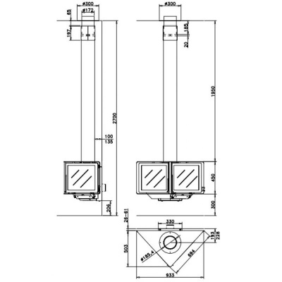 Камин Rocal VERTEX