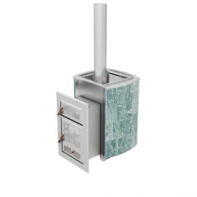 Печь для бани дровяная ИнжКомЦентр ВВД Чародейка М в талькохлорите Печь для бани дровяная ИнжКомЦентр ВВД Чародейка М в талькохлорите