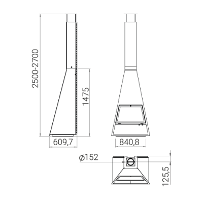 Камин Traforart Cerdanya фронтальный Камин Traforart Cerdanya фронтальный