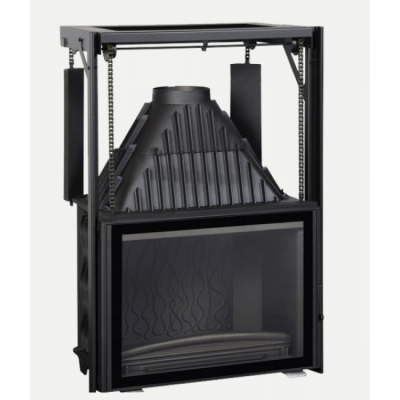 Каминная топка Invicta 800 Гранд Ангел принтинг контргруз Каминная топка Invicta 800 Гранд Ангел принтинг контргруз