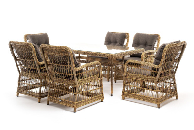 Обеденная группа 4SIS Цесена Цвет: соломенный Обеденная группа 4SIS Цесена Цвет: соломенный