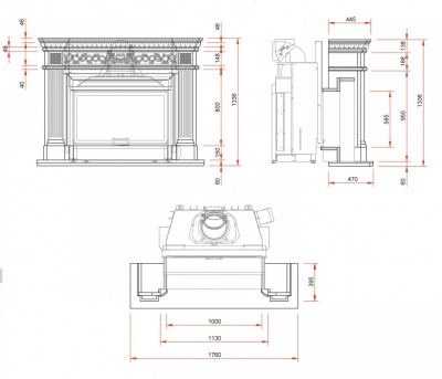 Мраморный камин Schmid N36 Preston Мраморный камин Schmid N36 Preston