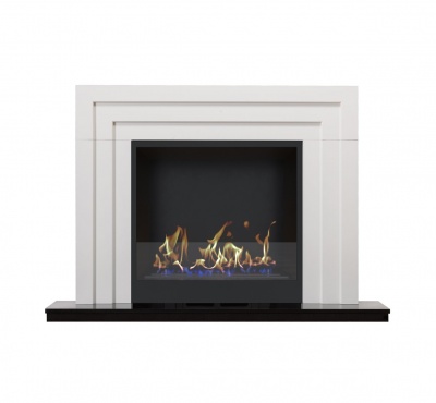 Мраморный биокамин Арт Деко