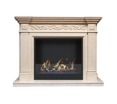 Мраморный биокамин Женева