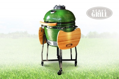 Керамический гриль Start Grill 18 Зеленый Керамический гриль Start Grill 18 Зеленый