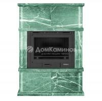 Печь-камин CORNO в облицовке Змеевик