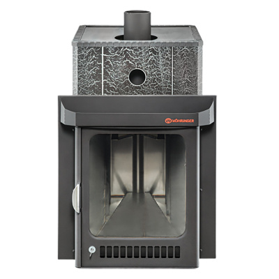 Дровяная печь Ферингер Квадра ПФ в кожухе Лайн, до 25 м³